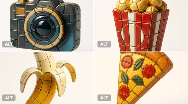 Enamel Mosaic Tile Style