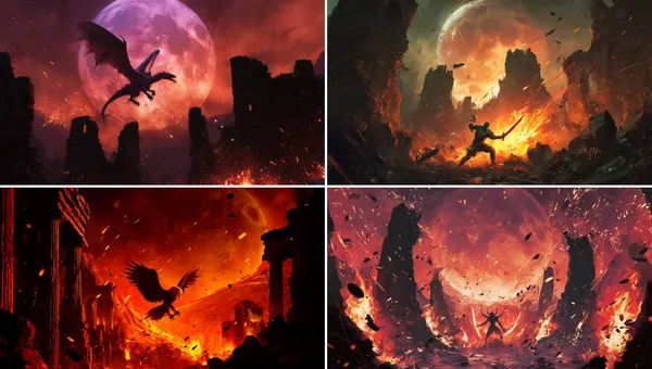 Duel Under the Blood Moon