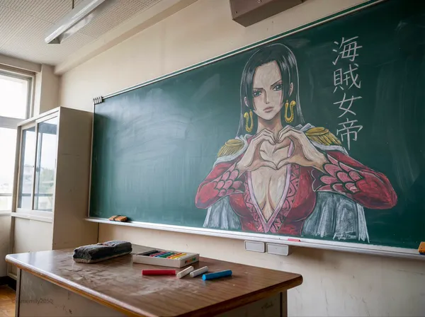 Chalkboard Art - Pirate Empress