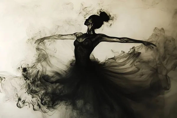 Ink Style Dreamy Poetic Atmosphere