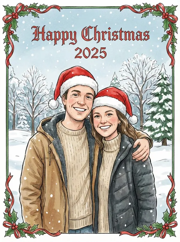 Christmas Greeting Card Design