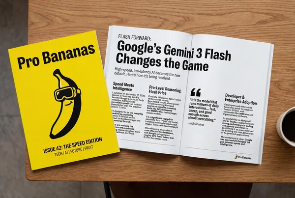 Glossy Magazine Article Spread