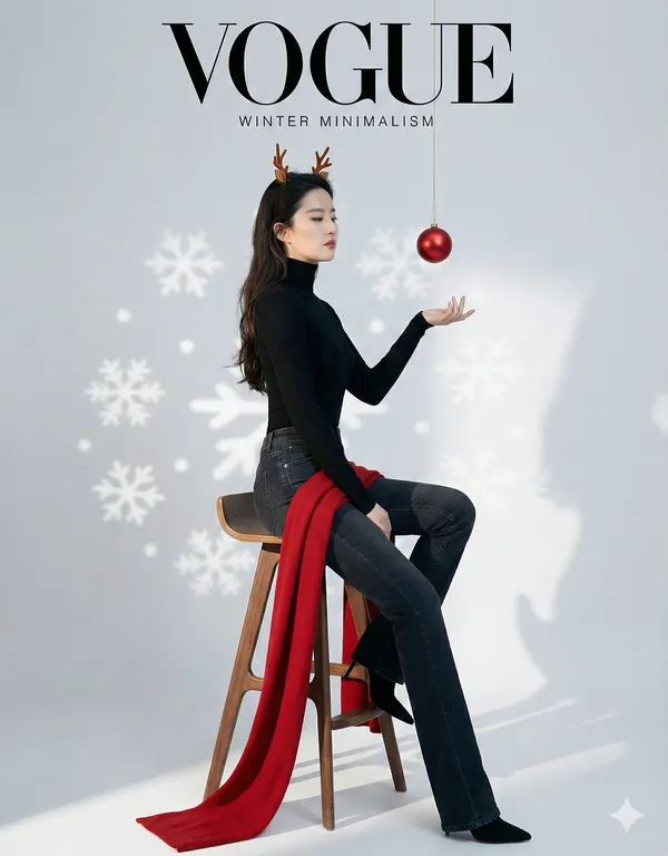 Christmas Special - Red Accents Highlight Christmas Fashion