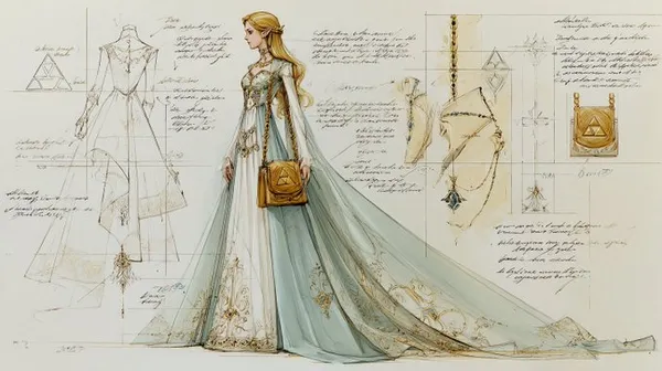 Fashion Design Sketch Based on the Character