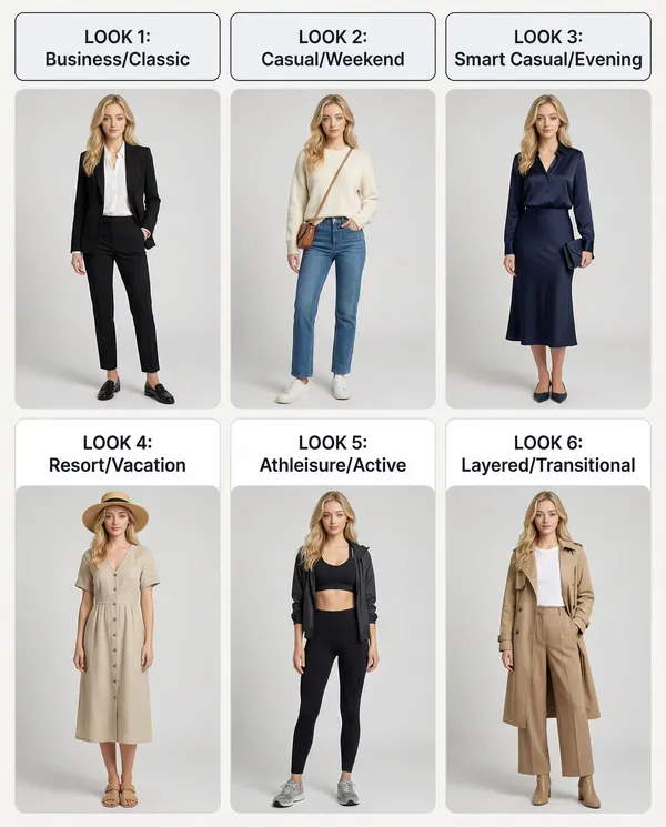 A vertical fashion poster