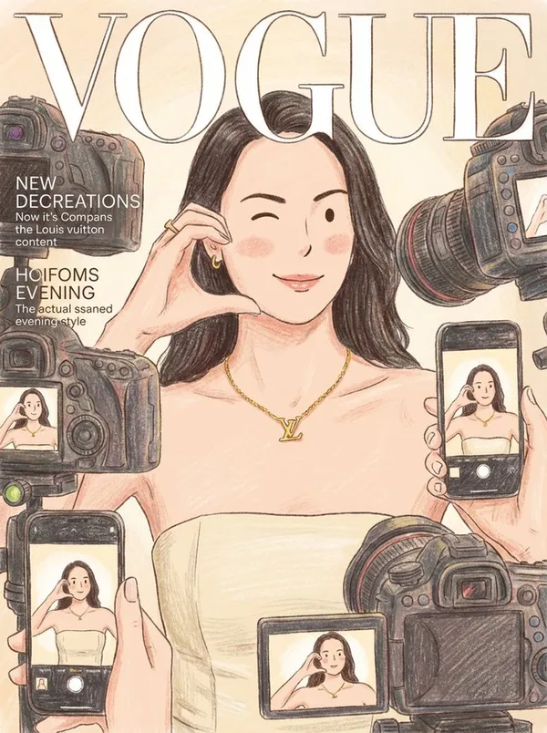 Magazine includes children's drawings