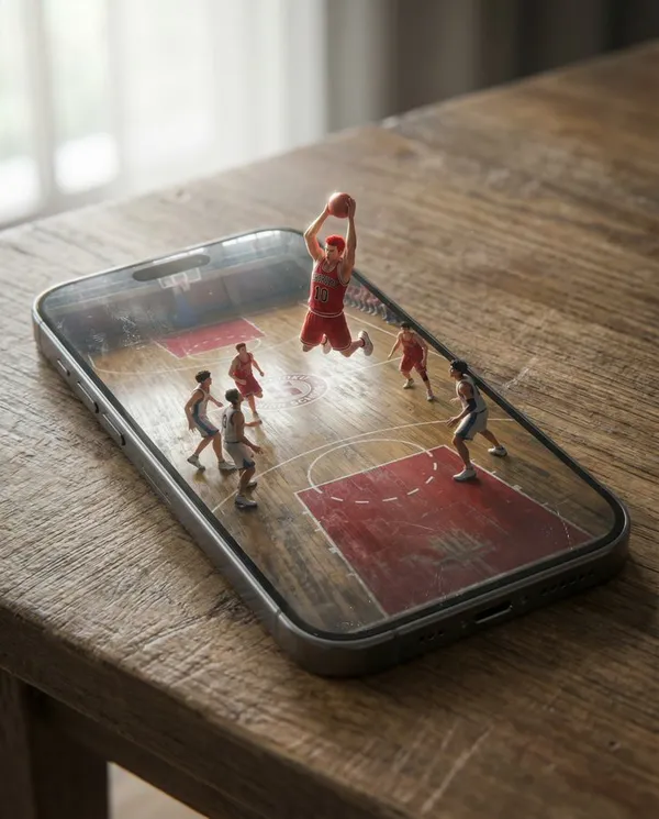 Pocket the Sports World Through Phone Screen