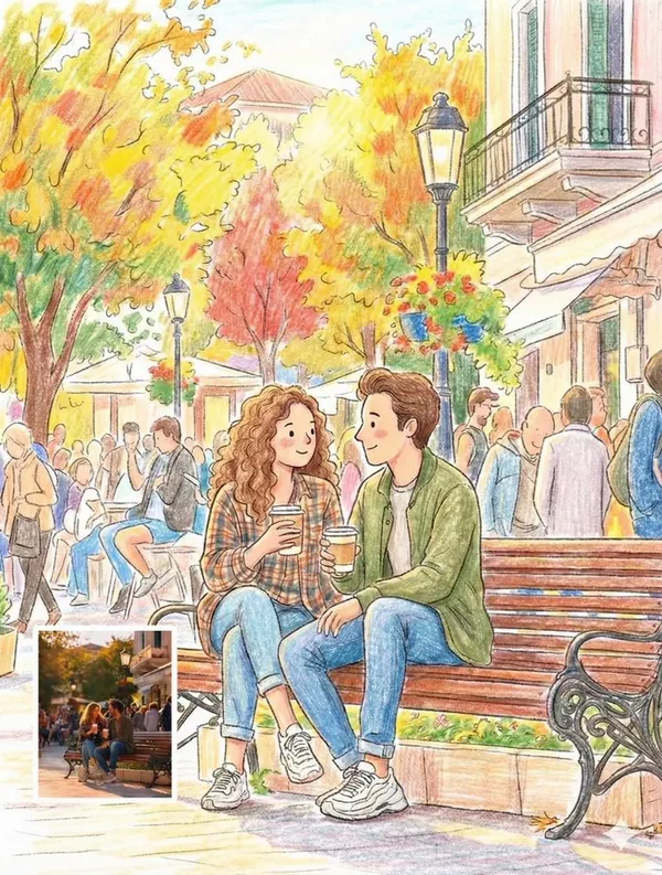 Colored pencil illustration